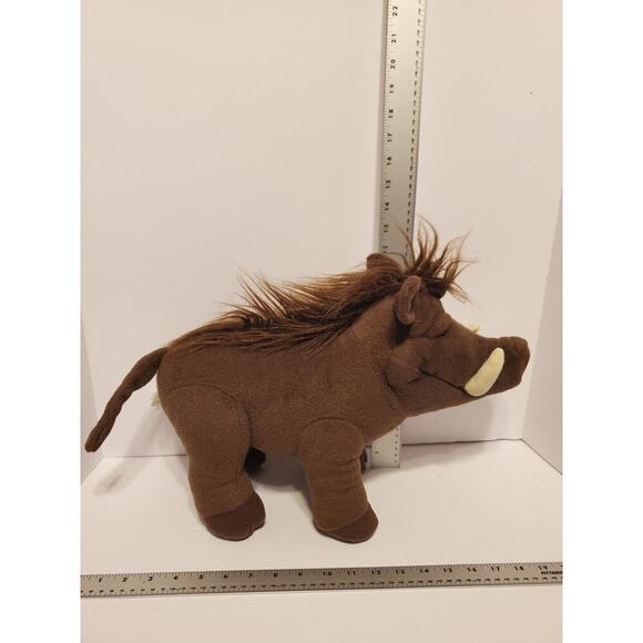 Build a Bear Pumba Warthog from The Lion King Disney Stuffed Plush 13" - Picture 10 of 10